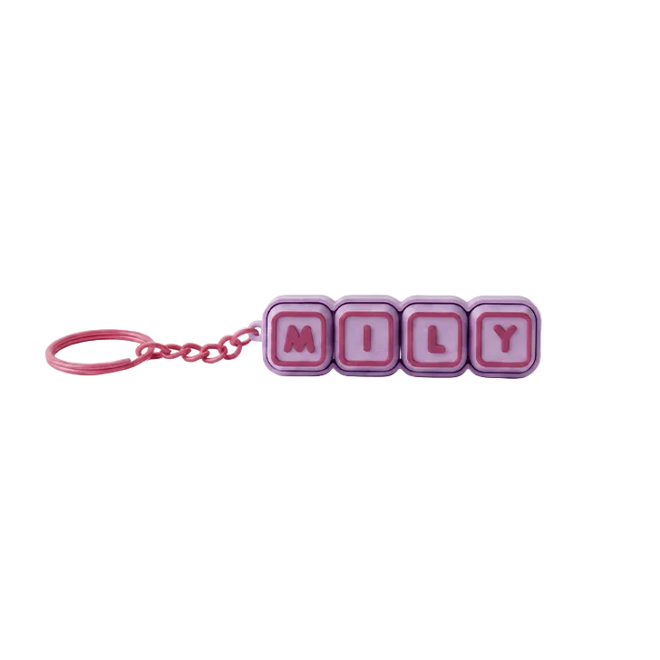 Pink Clicker Keychain