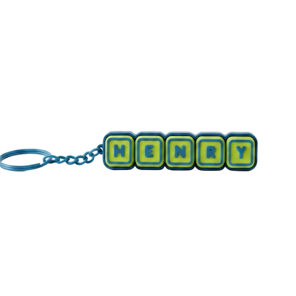 Blue Clicker Keychain