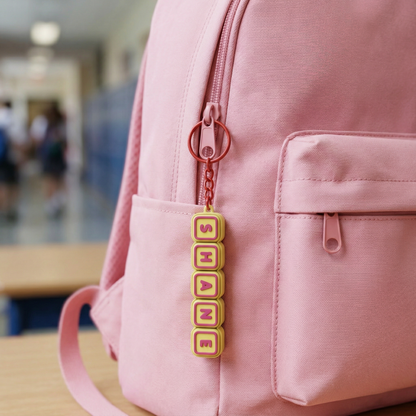 Pink Clicker Keychain